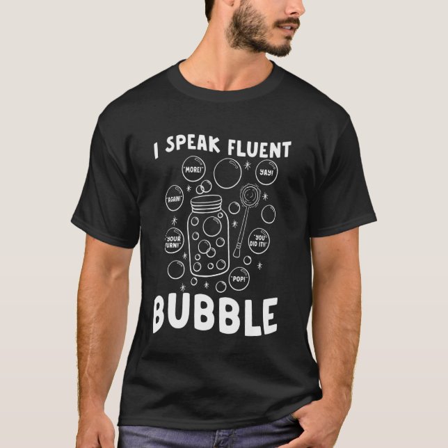 Logopäde Sprechen Fließend Blase SL T-Shirt (Vorderseite)