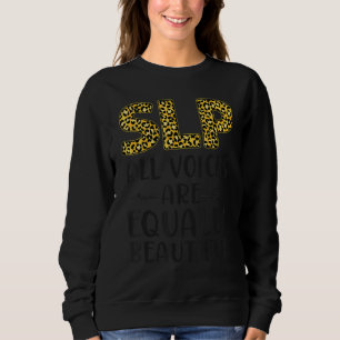 Logopäde Therapie-Assistent SLP Leopard Che Sweatshirt
