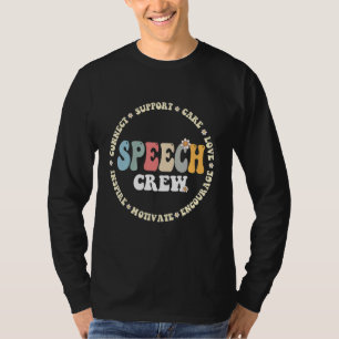 Logopäde Therapie Groovy Speech T-Shirt