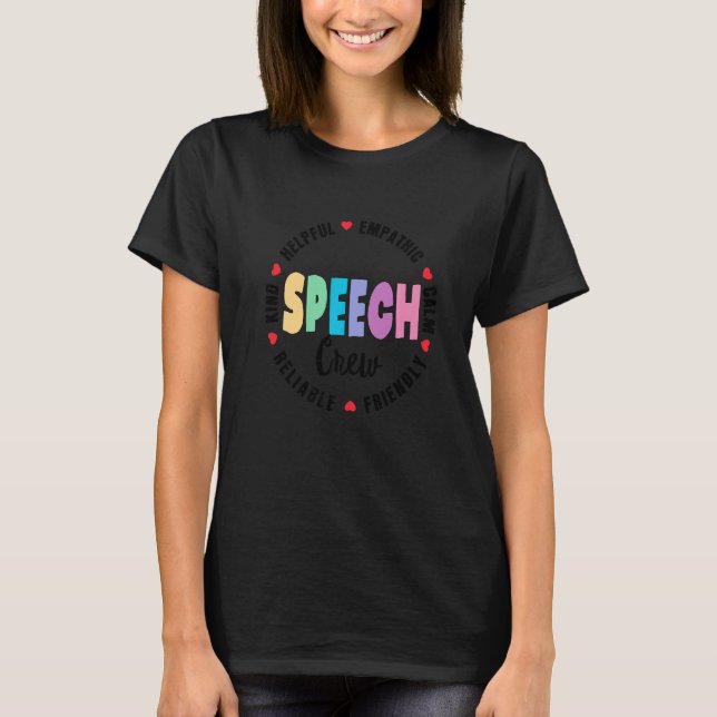 Logopäde Therapie SLP SQUAD oder S T-Shirt (Vorderseite)
