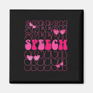 Logopäde Valentinstag Slp Sprachtherapie Magnet