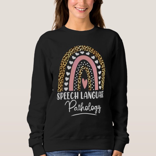 Logopädie Sprachtherapeut Pathologe Sweatshirt (Vorderseite)