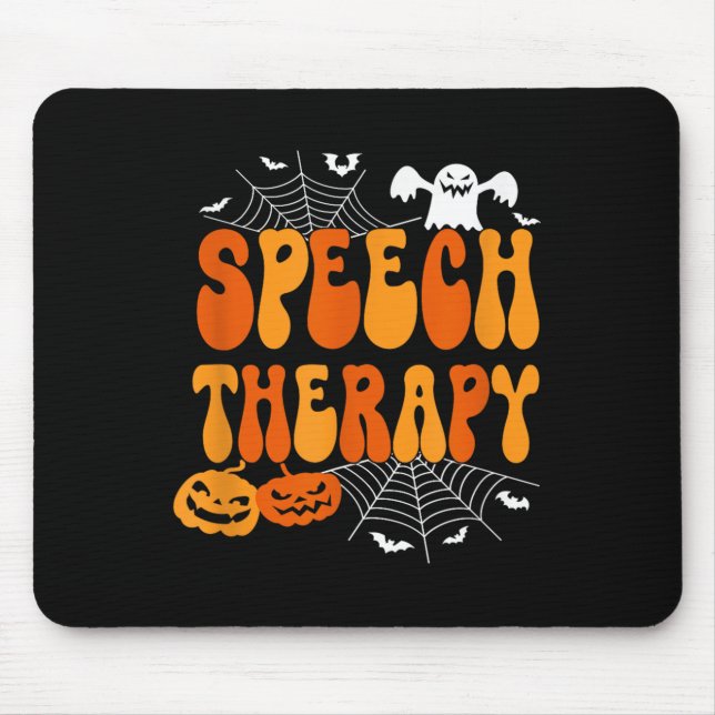Logopädie Sprachtherapie Sprachpathologie Hal Mousepad (Vorne)