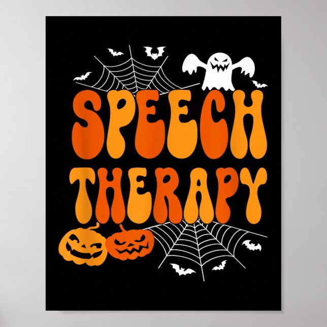 Logopädie Sprachtherapie Sprachpathologie Hal Poster (Vorne)