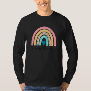 Logopädie Süßer Regenbogen Logopäde T-Shirt