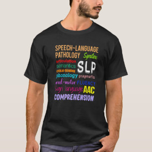 Logopädie-Therapie-Sprache-Autismus-Bewusstsein T-Shirt