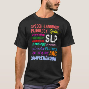 Logopädie-Therapie-Sprache-Autismus-Bewusstsein T-Shirt