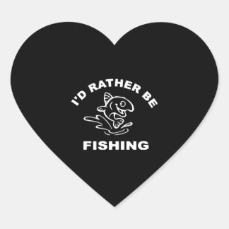 Logos für Fische und Fische Herz-Aufkleber