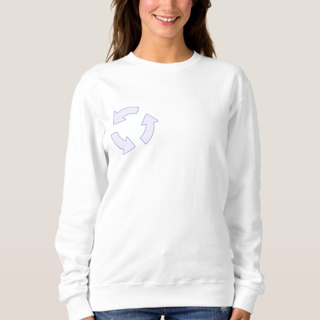 Logos für Frauen - Öko-freundlicher Pullover (Vorderseite)