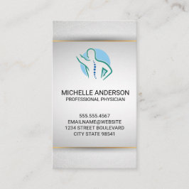 Logos für Rückenlehne | Chiropraktiker | Massageth Visitenkarte