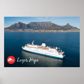Logos Hope in Kapstadt Print Poster