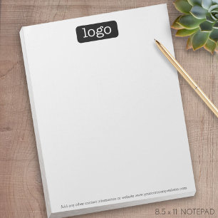 Logos oder Foto für Büros oder Unternehmen Notizblock