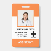 Logos und Foto für personalisierte Krankenhausmita