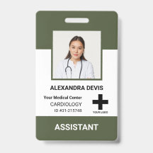 Logos und Foto für personalisierte Krankenhausmita