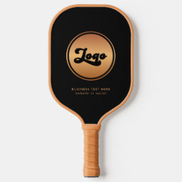 Logos und Texte für Unternehmen hinzufügen Berufli Pickleball Schläger