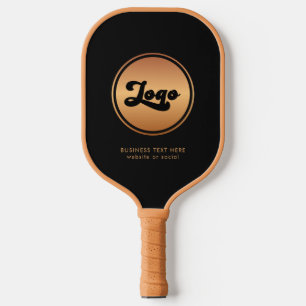 Logos und Texte für Unternehmen hinzufügen Berufli Pickleball Schläger