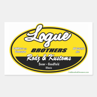 Logue Brothers Decal Rechteckiger Aufkleber