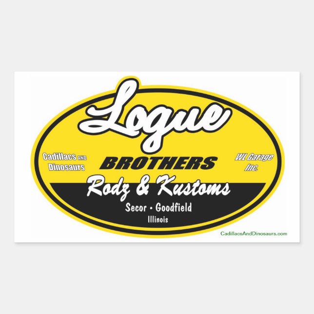 Logue Brothers Decal Rechteckiger Aufkleber (Vorderseite)