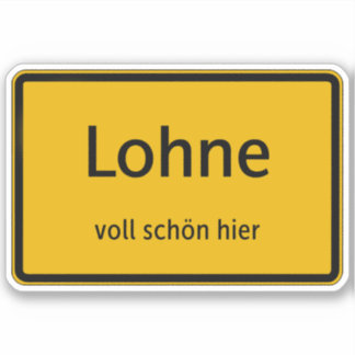 Lohne Aufkleber Sticker Autoaufkleber