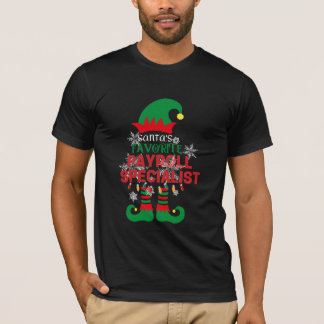 Lohnsumme-Elf-Weihnachten-Weihnachten-Weihnachten- T-Shirt