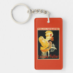 Loie Fuller im Folies-Bergere-Theater Schlüsselanhänger