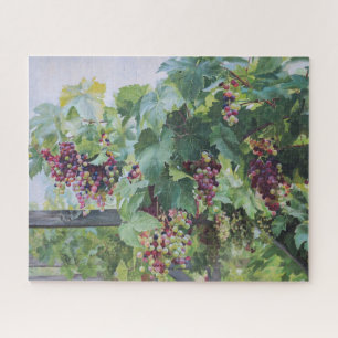 Loire-Tal-Weinberg – Französische Traubenmalerei Puzzle