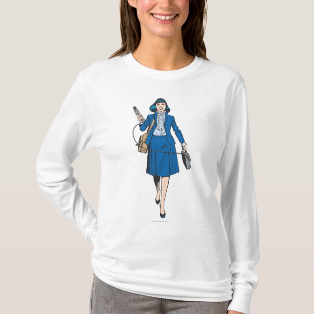 Lois Lane mit Mikrofon T-Shirt (Vorderseite)