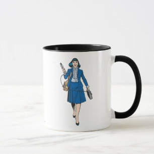 Lois Lane mit Mikrofon Tasse