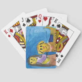 Lois the Therapy Dog - Kids Art for CHOC Spielkarten