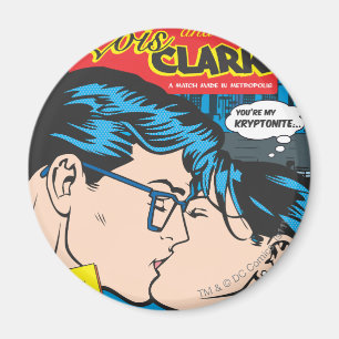 Lois und Clark Comic Magnet