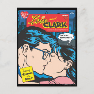 Lois und Clark Comic Postkarte