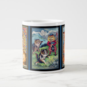 Lois Wain Katzen spielen Musikinstrumente Jumbo-Tasse