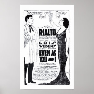 Lois Weber 1917 Vintager Film und Poster