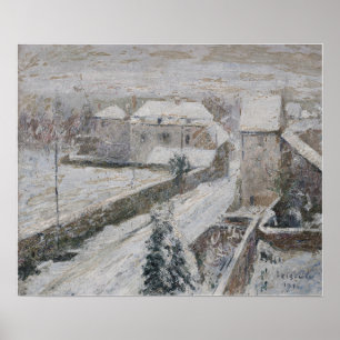 Loiseau - Blick auf einen Weg unter dem Schnee 191 Poster