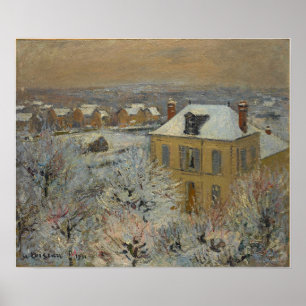 Loiseau - Haus im Winter 1911 Poster