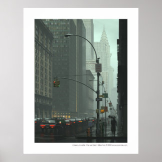 L'oiseau mouillé - Der nasse Vogel Poster