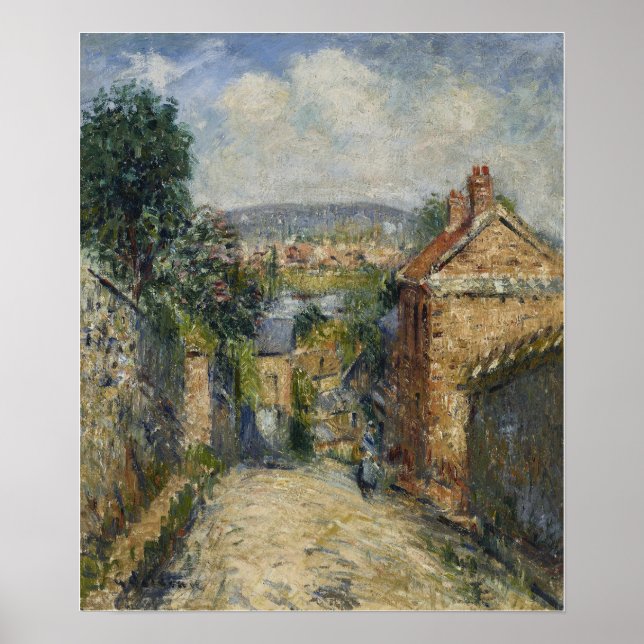 Loiseau - Rue Thuringe Bonsecours Rouen Poster (Vorne)
