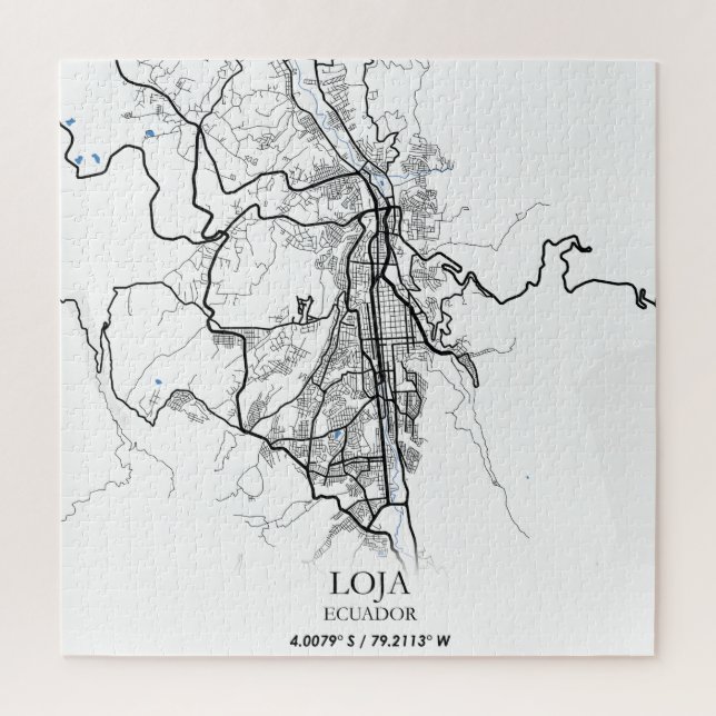 Loja Ecuador Südamerika Reisen Weltkulturerbe der  Puzzle (Vertikal)