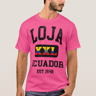 Loja Ecuador XXL Athletic Design T-Shirt