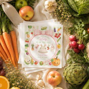 Lokal angebaute Farm Girl Babyparty Serviette