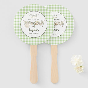 Lokal angebaute frische Bauernmarkt-Babyparty Fächer