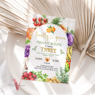 Lokal angelegter Bauer Markt Geburtstagsfeier Einl Einladung