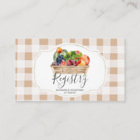 Lokal angelegtes Veggies Bauer Market Baby Registe