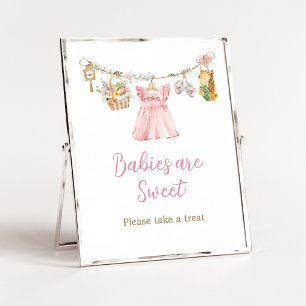 Lokal Aufgezogenes Mädchen Babys sind süß Schild