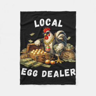 Lokal Eierhändler Lustiger Ostern Huhn Humor Süßes Fleecedecke