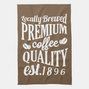 Lokal gebraut Premium-Qualität Kaffee Geschirrtuch