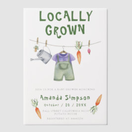 Lokal gezüchtete Baby Bauern Market Baby Shower