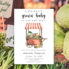 Lokal gezüchtete Baby-Bauern Markt Kinderspielshei Einladung