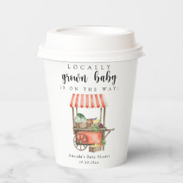 Lokal gezüchtete Baby-Bauern Markt Kinderspielshei Pappbecher