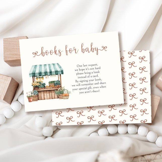 Lokal gezüchtete Baby-Duschbücher für Baby Begleitkarte (Von Creator hochgeladen)